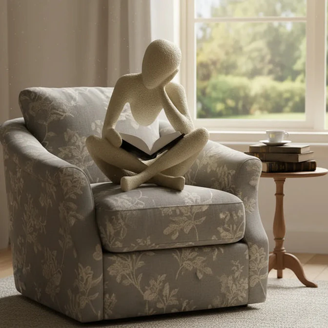 Escultura Elegante Prints Patro - Estilo Lector 3
