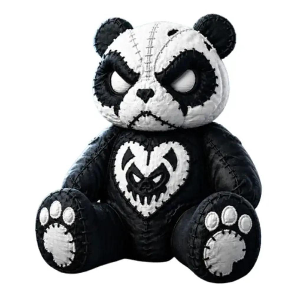 Figura Decorativa Prints Patro- Oso Peluche Oscuro 1
