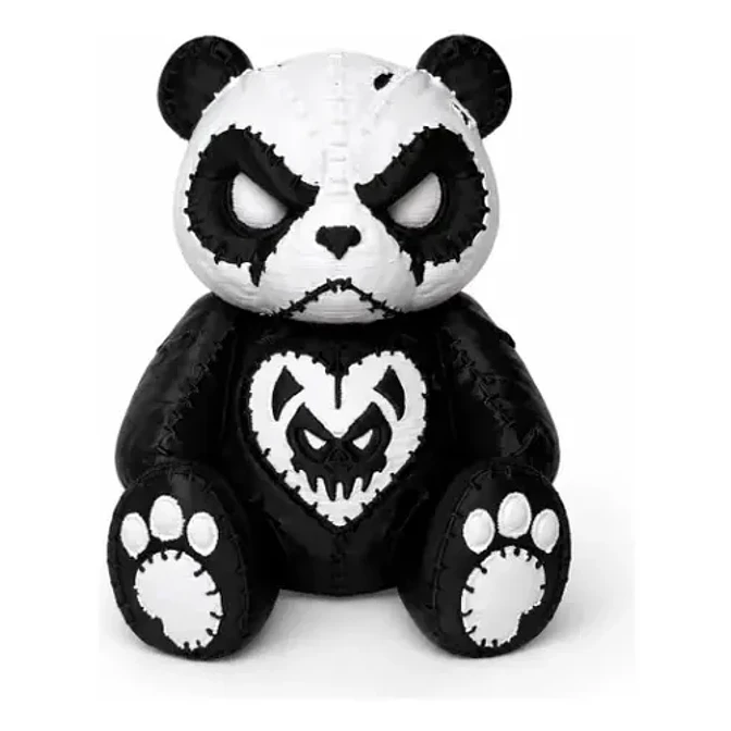 Figura Decorativa Prints Patro- Oso Peluche Oscuro 2