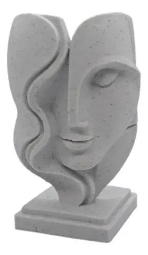 Escultura Elegante Prints Patro - Facial De Arte Moderno