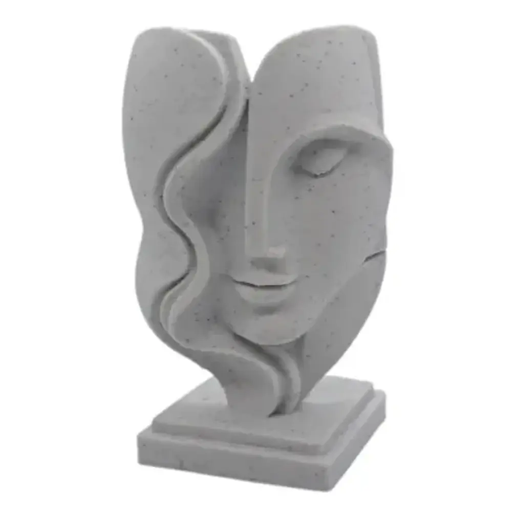 Escultura Elegante Prints Patro - Facial De Arte Moderno 1