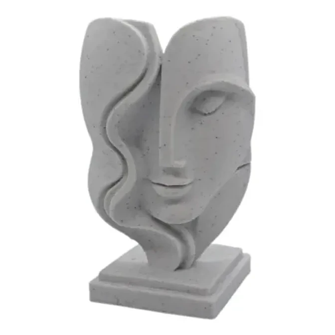 Escultura Elegante Prints Patro - Facial De Arte Moderno 1