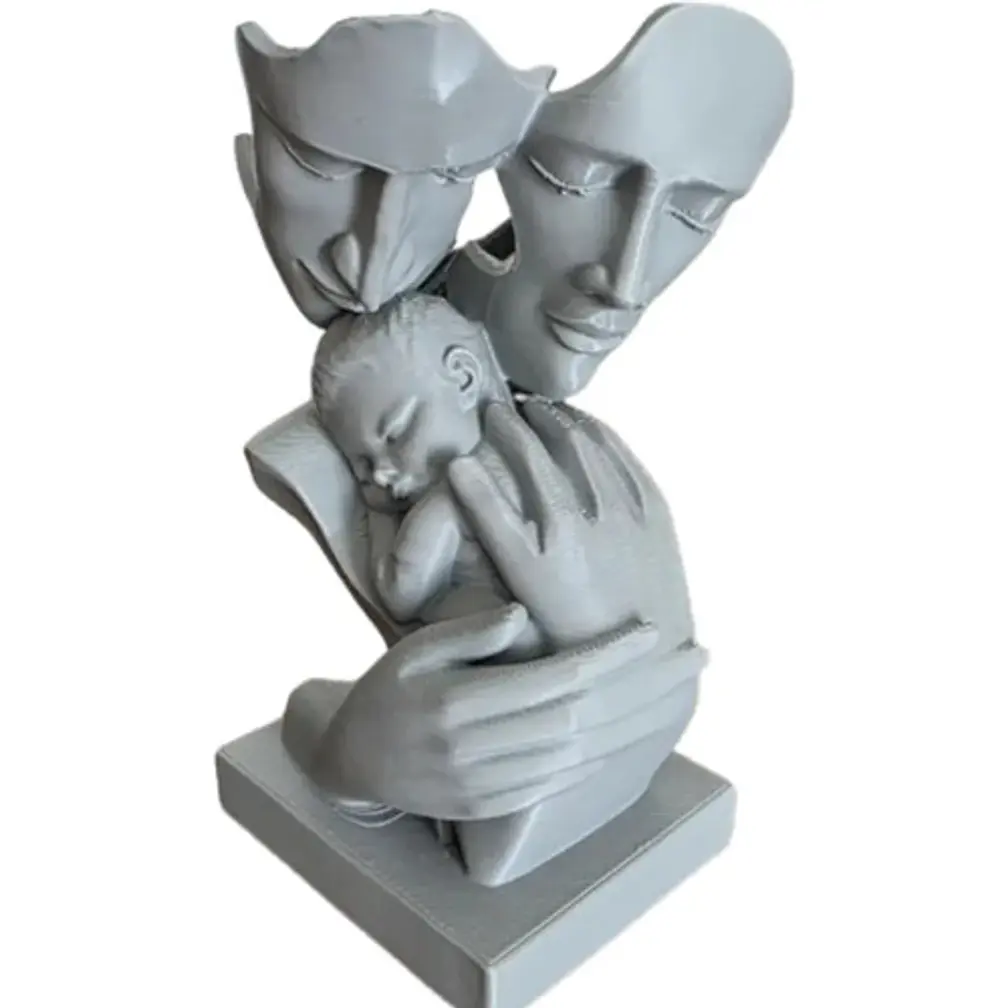 Escultura Elegante Prints Patro - Familia Unida 1