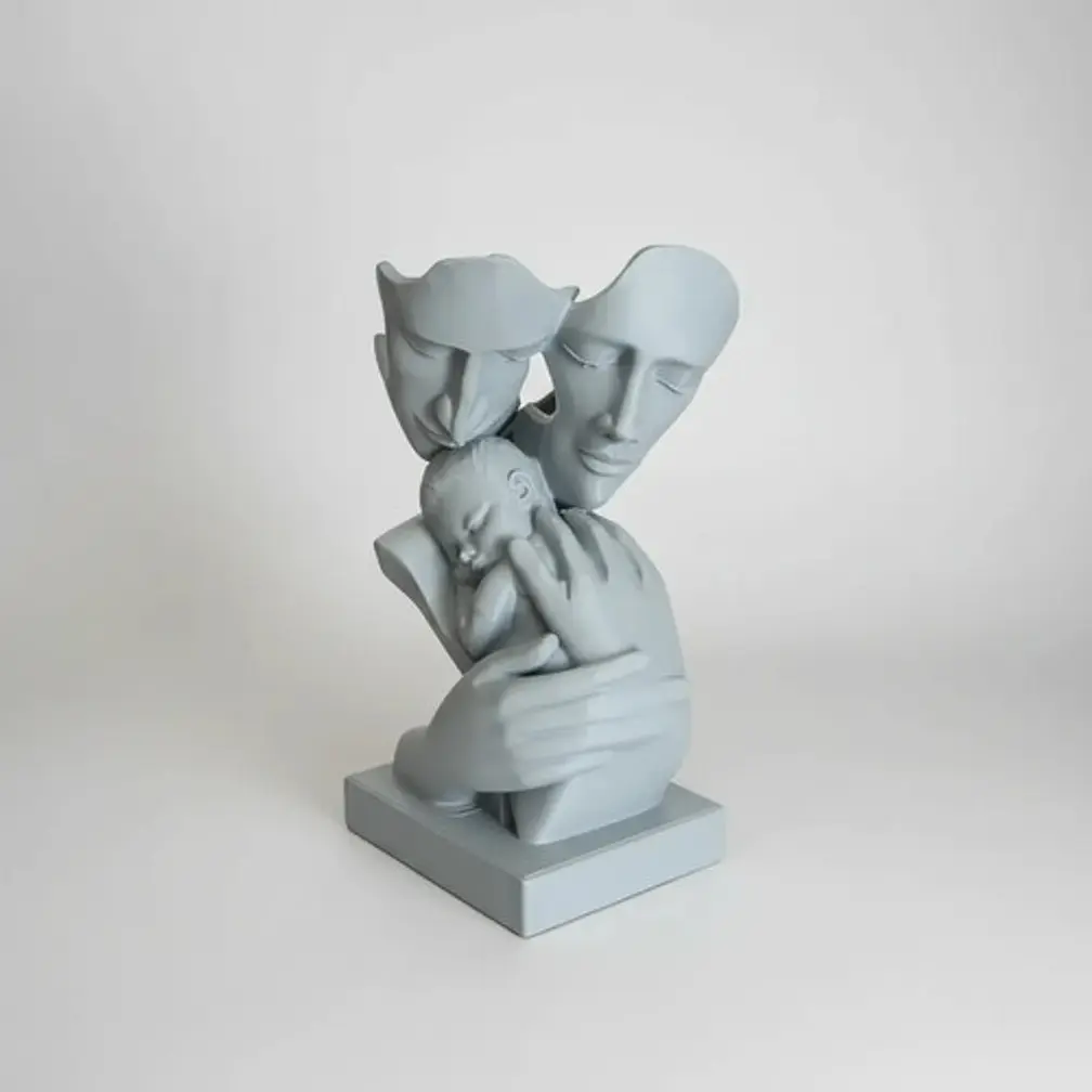 Escultura Elegante Prints Patro - Familia Unida 2