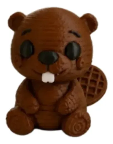 Figura Decorativa Prints Patro- Castor De Punto