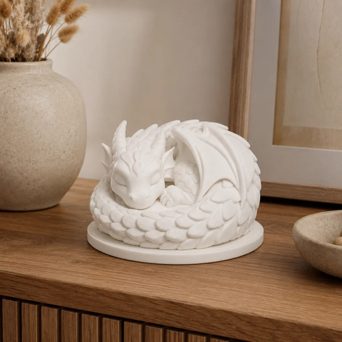 Escultura Decorativa Prints Patro- Dragón Durmiente - Foto 4