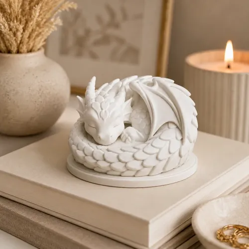 Escultura Decorativa Prints Patro- Dragón Durmiente - Foto 5