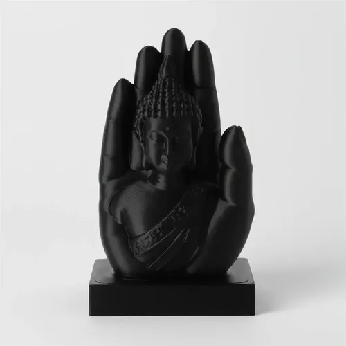 Escultura Elegante Prints Patro - Mano De Buda - Foto 2