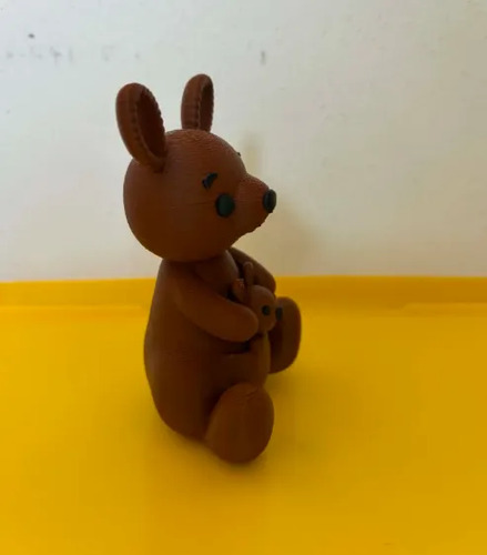 Figura Decorativa Prints Patro- Canguro Con Su Bebé - Foto 5