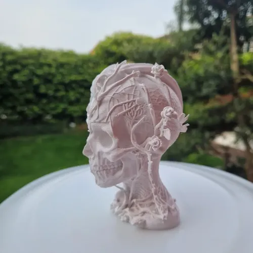Escultura Elegante Prints Patro - Chica De Dos Caras - Foto 2