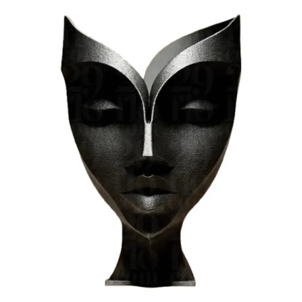 Escultura Elegante Prints Patro - Rostro De Mujer 1