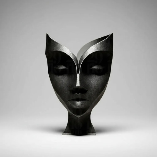 Escultura Elegante Prints Patro - Rostro De Mujer - Foto 2