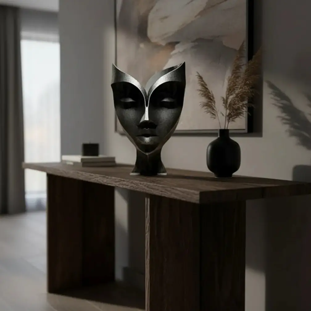 Escultura Elegante Prints Patro - Rostro De Mujer 4