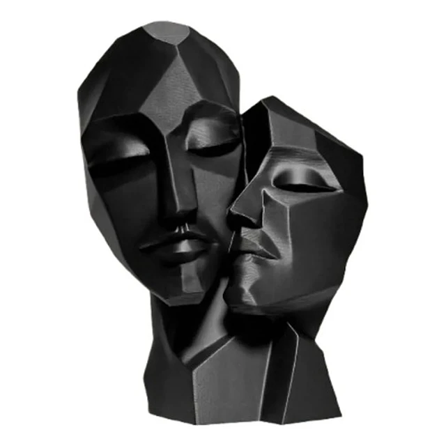 Escultura Elegante Prints Patro - Rostros Enamorados