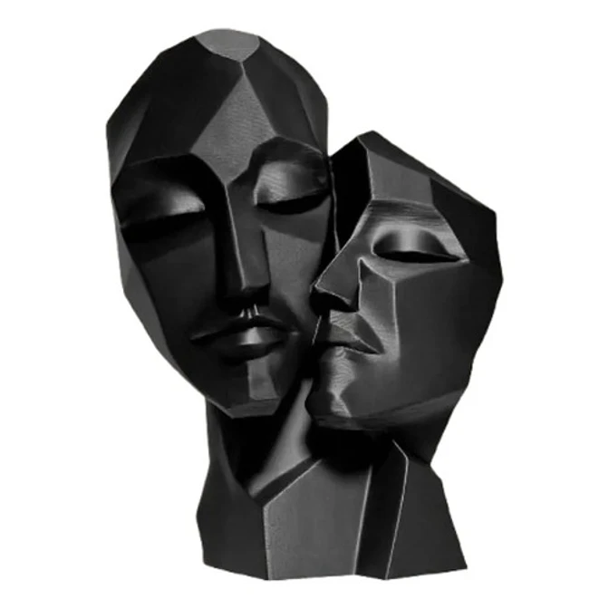 Escultura Elegante Prints Patro - Rostros Enamorados 1