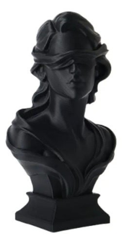 Escultura Elegante Prints Patro - Mujer Con Ojos Vendados
