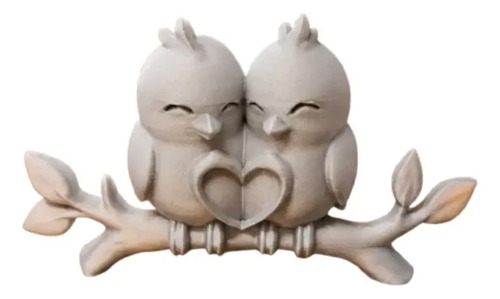 Escultura Decorativa Prints Patro- Pajaritos Enamorados