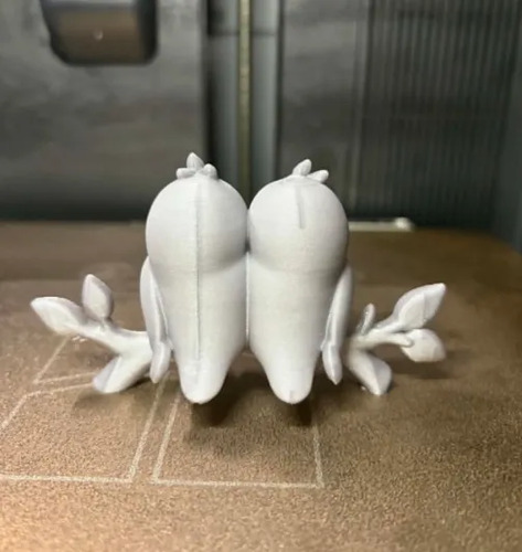 Escultura Decorativa Prints Patro- Pajaritos Enamorados - Foto 4