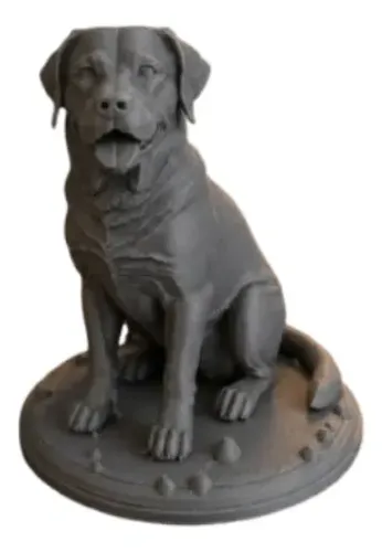 Escultura Decorativa Prints Patro- Labrador Realista