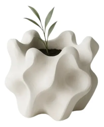 Decoración Elegante Prints Patro - Maceta De Forma Irregular