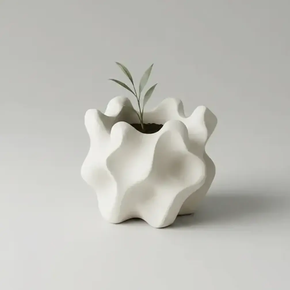 Decoración Elegante Prints Patro - Maceta De Forma Irregular 3