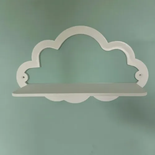 Decoración Print Patro - Estante De Pared En Forma De Nube - Foto 2