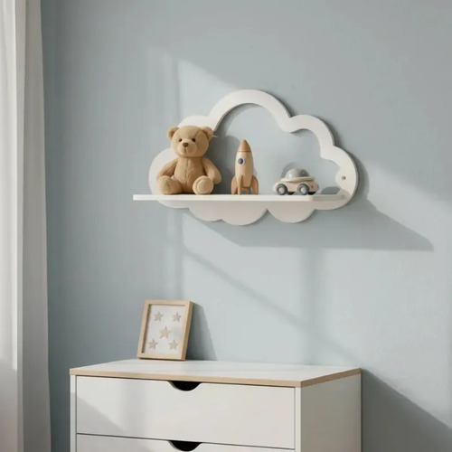 Decoración Print Patro - Estante De Pared En Forma De Nube - Foto 3
