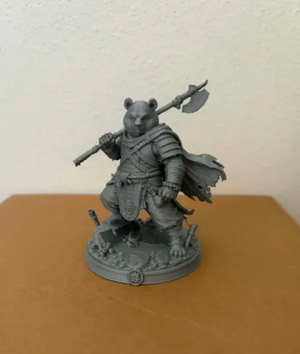 Escultura Decorativa Prints Patro- Guerrero Panda - Foto 4