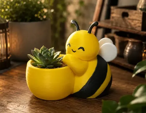Macetero Prints Patro- Abeja Adorable - Foto 2
