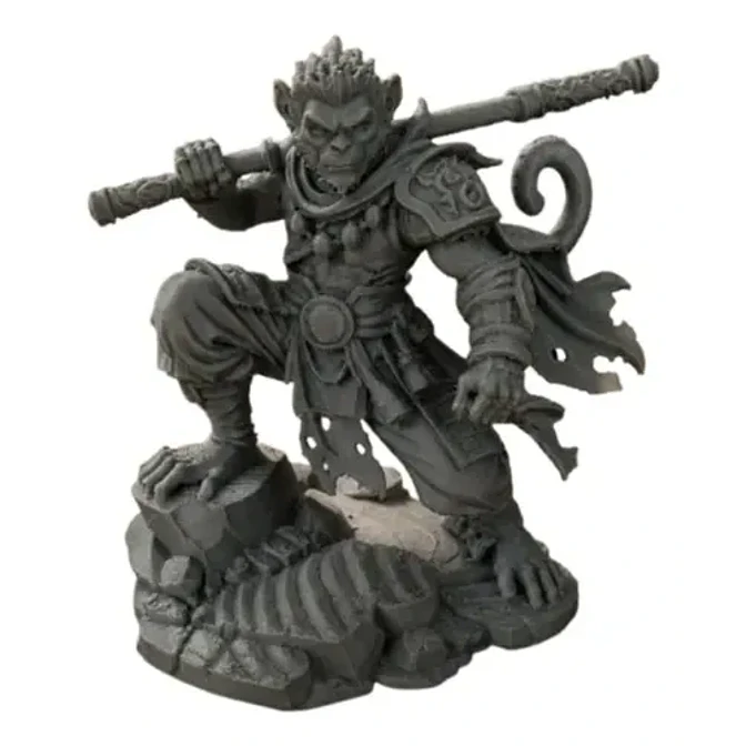 Escultura Decorativa Prints Patro-  Mono Guerrero 1