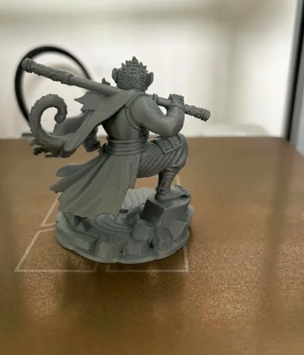 Escultura Decorativa Prints Patro-  Mono Guerrero - Foto 4
