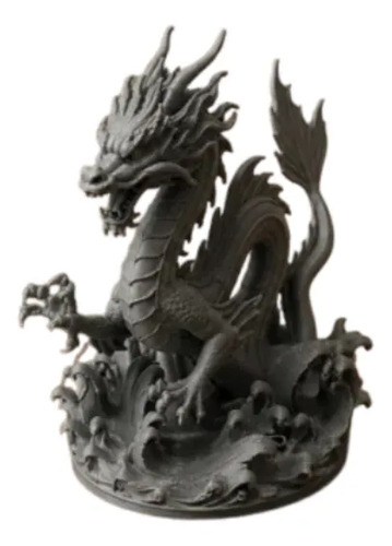 Escultura Decorativa Prints Patro- Dragón Marítimo