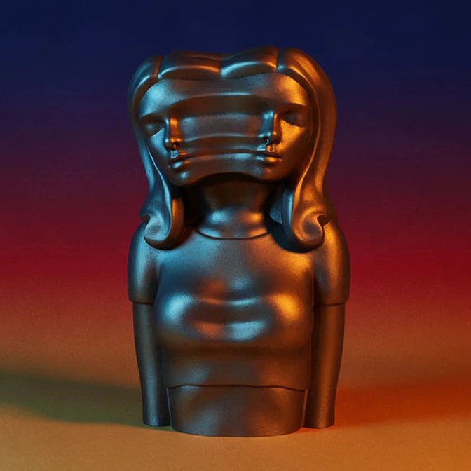 Escultura Elegante Prints Patro - Chica De Sueños Borrosos 2