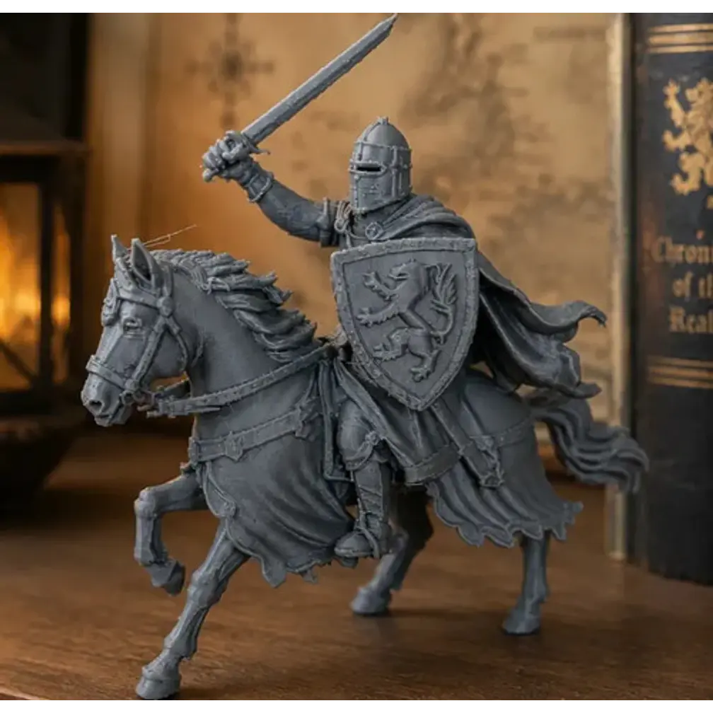 Escultura Decorativa Prints Patro- Caballero Medieval 2