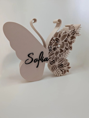 Letrero Mariposa Personalizado Con Nombre Para Decoración - Foto 2