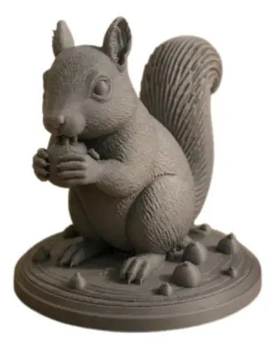 Escultura Decorativa Prints Patro- Ardilla Realista