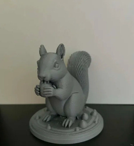 Escultura Decorativa Prints Patro- Ardilla Realista - Foto 4