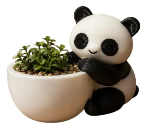 Macetero Prints Patro- Panda Abrazador