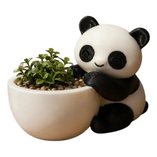 Macetero Prints Patro- Panda Abrazador