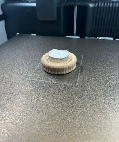 Portavelas Led Prints Patro Minimalista Circular - Foto 4