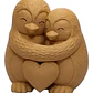 Figura Decorativa Prints Patro- Pareja Pingüino Invernales - Miniatura 1
