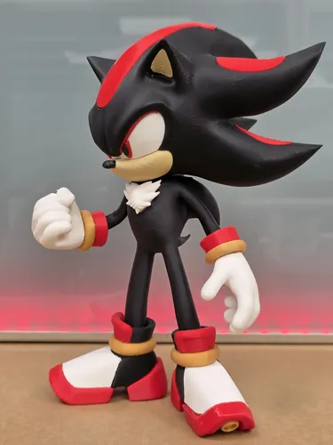 Shadow Sonic The Hedgehog Figura Coleccionable Prints Patro - Foto 3