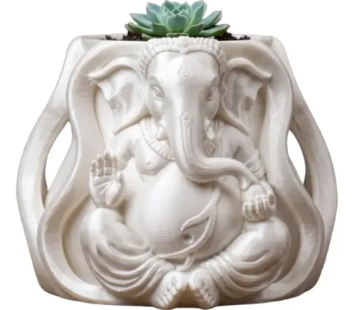 Macetero Prints Patro- Elefante Buda