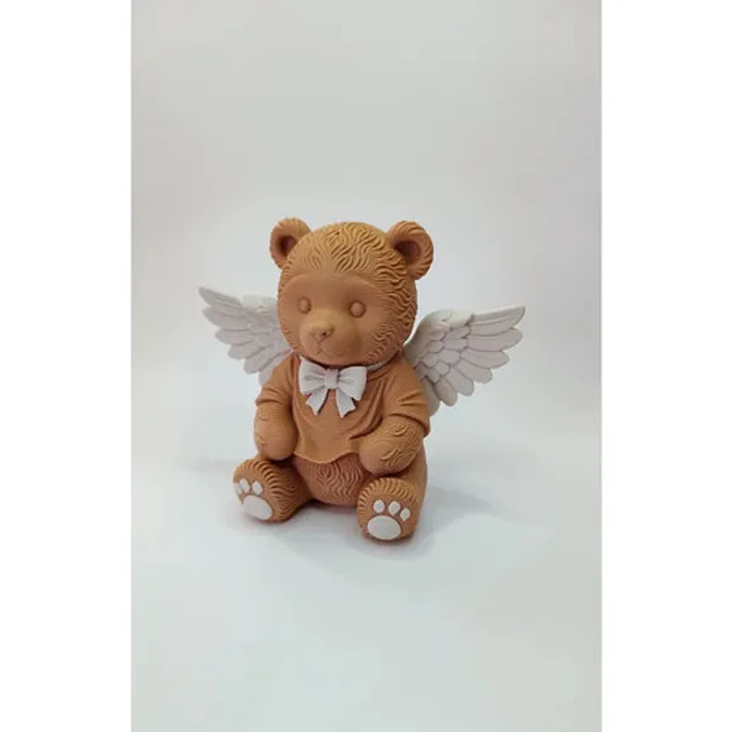 Figura Decorativa Prints Patro- Oso Ángel Festivo 2