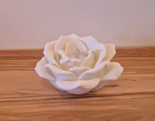 Portavelas Led Prints Patro- Rosa Blanca - Foto 3