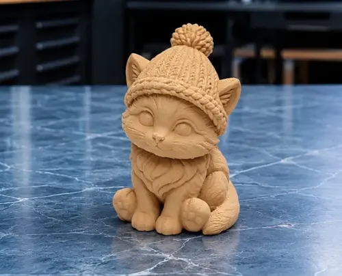 Figura Decorativa Prints Patro- Gatito Invernal - Foto 2