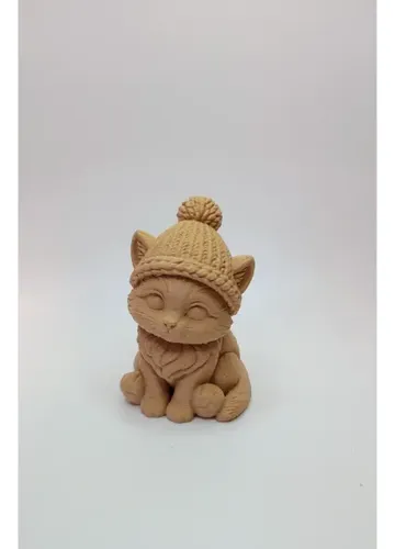 Figura Decorativa Prints Patro- Gatito Invernal - Foto 3