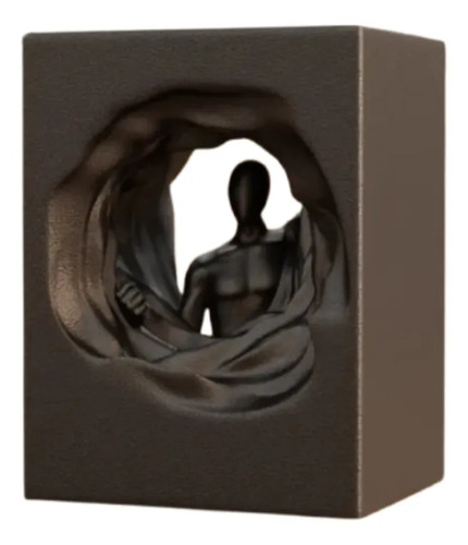 Figura Decorativa Prints Patro - Escultura Adéntrese Moderna
