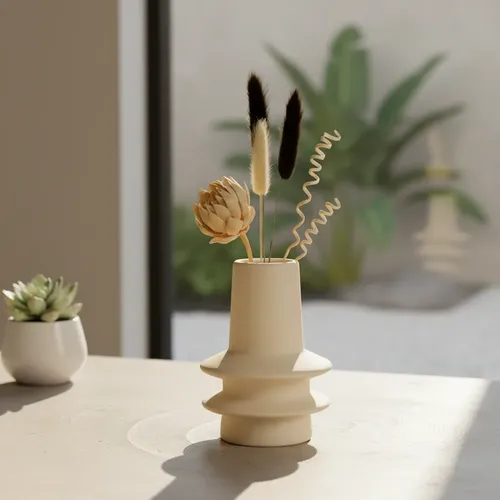 Decoración Elegante Prints Patro - Florero Estilo Cera Tier - Foto 3