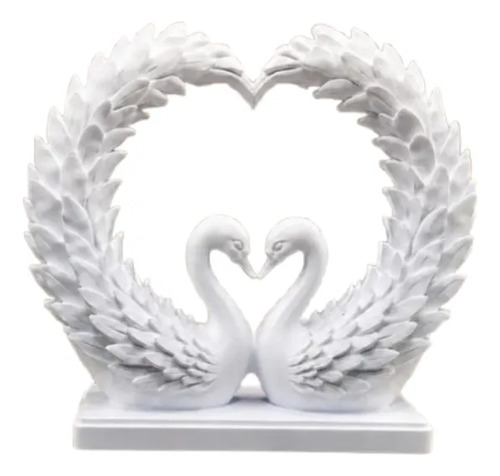 Escultura Decorativa Prints Patro- Corazón De Cisne